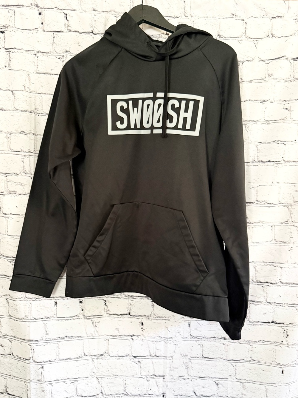 NIKE. Black Graphic hoodie. Size M